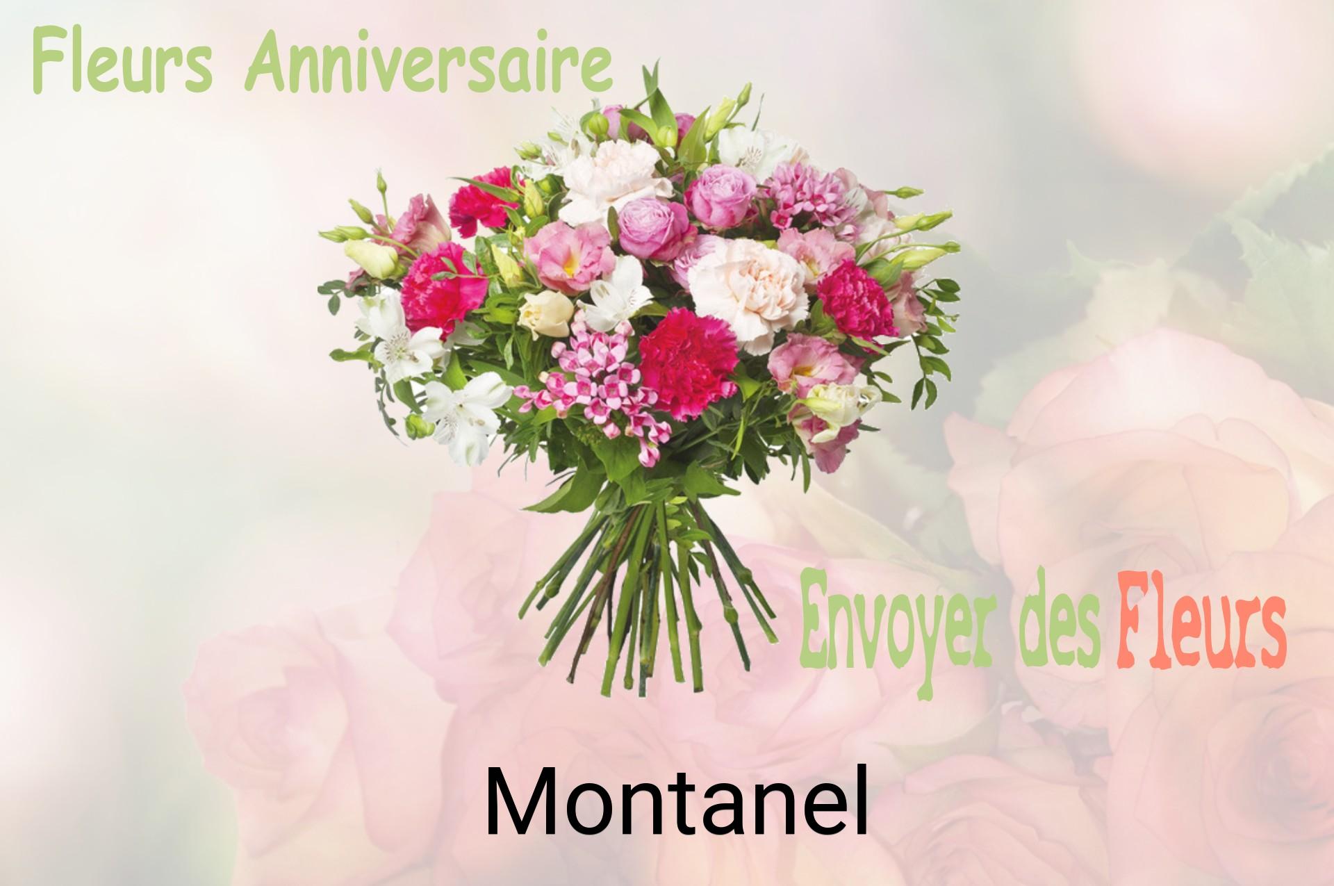 Bouquet de fleurs d’anniversaire livré à Montanel
